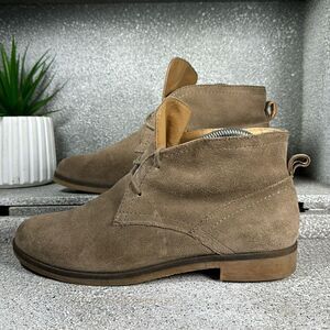 Lucky Brand Gelwyn Tan Leather Chukka Boots Shoes Size 8.5